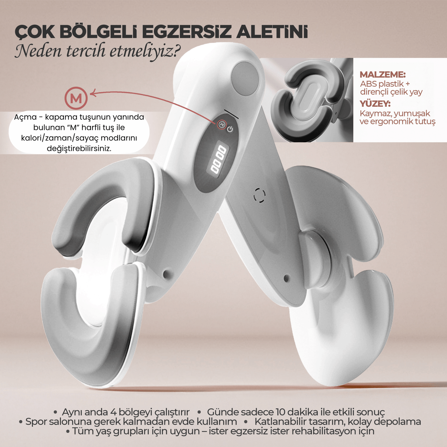 RELAXUS Ayarlanabilir, Pelvik, İç Bacak Egzersiz Aleti