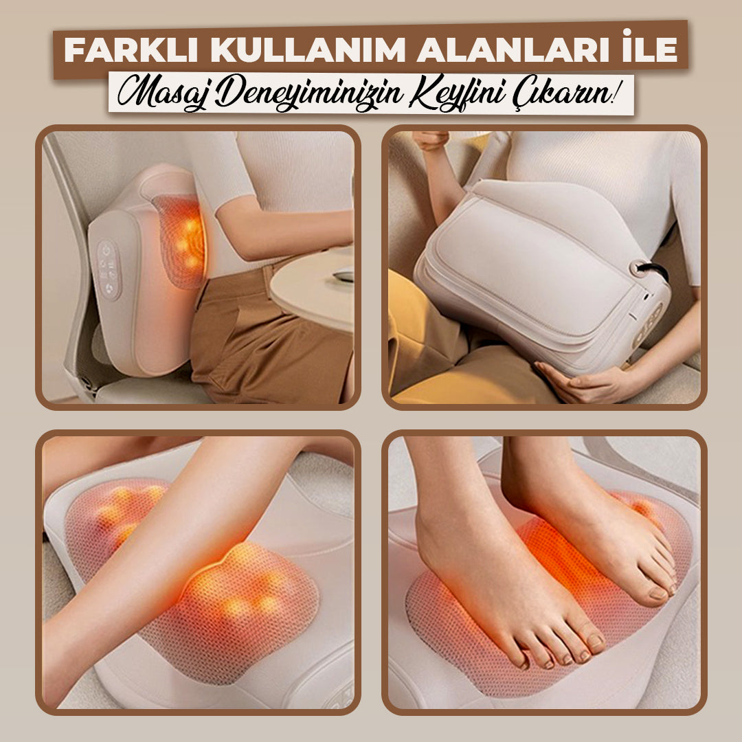 Relaxus RLX40 – Taşınabilir Masaj Yastığı