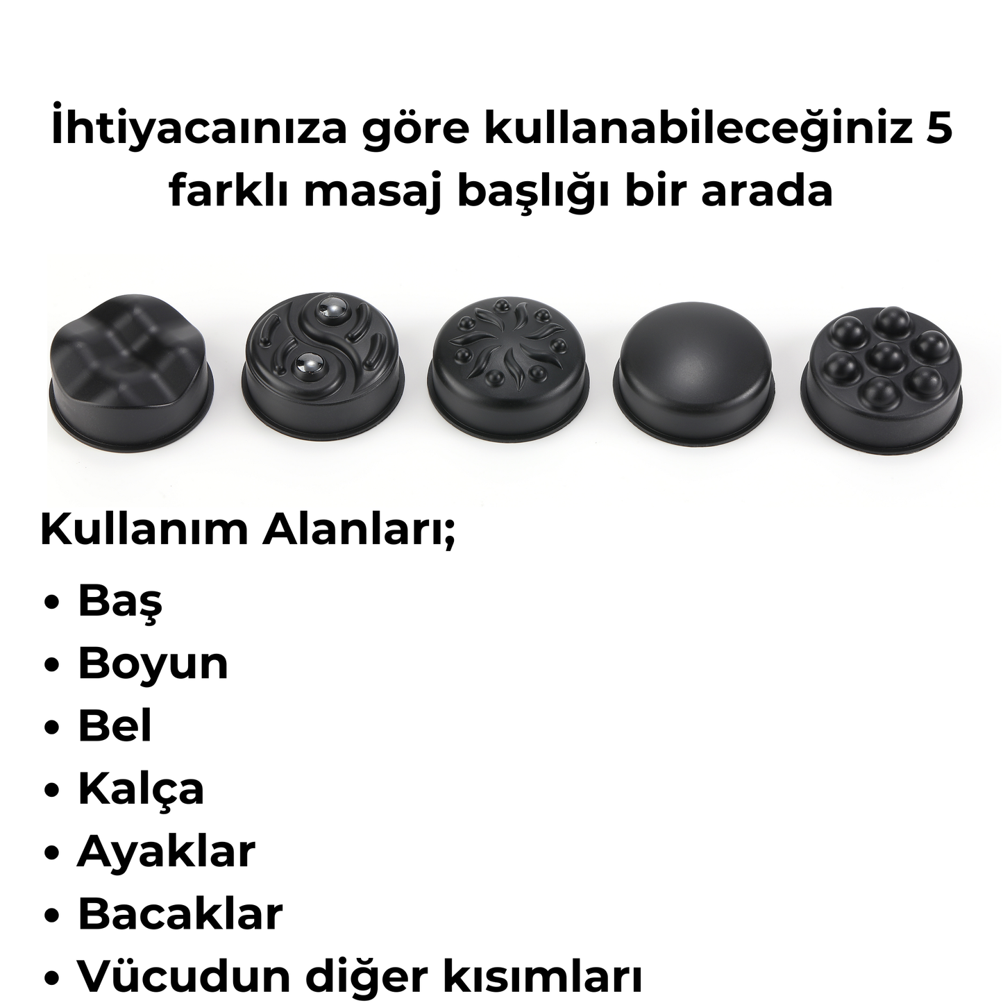 Relaxus RLX30 – Çok Başlıklı Masaj Tabancası