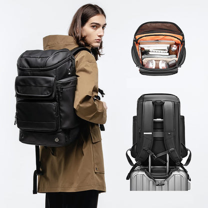 Su Geçirmez 40L Seyahat Sırt Çantası - 17" inç Laptop Bölmeli - İzolasyonlu Cep - Ayakkabı Bölmesi