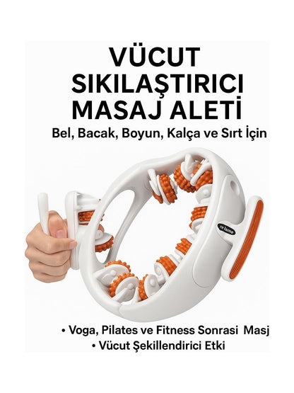 Sıkılaştırıcı Masaj Aleti Selülit Giderici 3 Parçalı Çok Fonksiyonlu Vücut Şekillendirici Esnek Ayarlanabilir