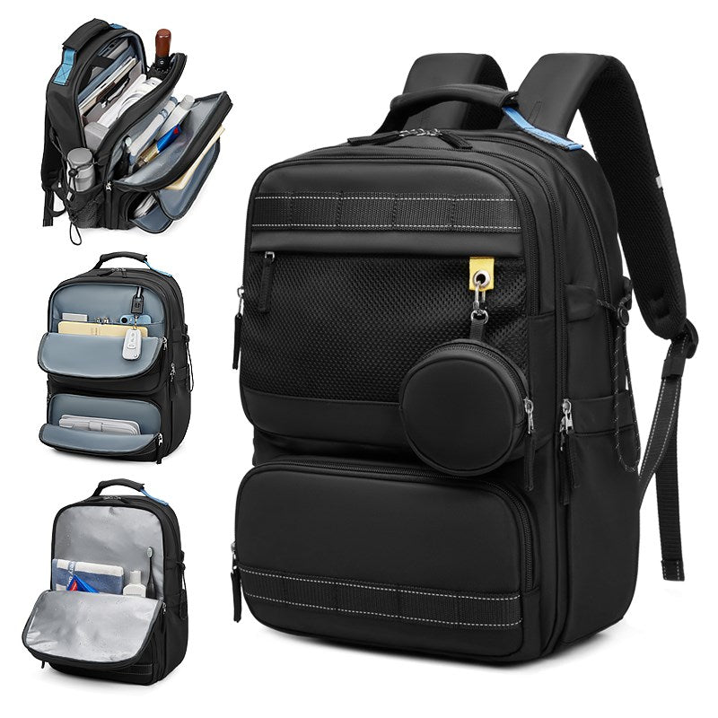 Su Geçirmez Seyahat Sırt Çantası - 17" inç Laptop Bölmeli - Kuru Islak Ayırma Bölgesi - Ortopedik