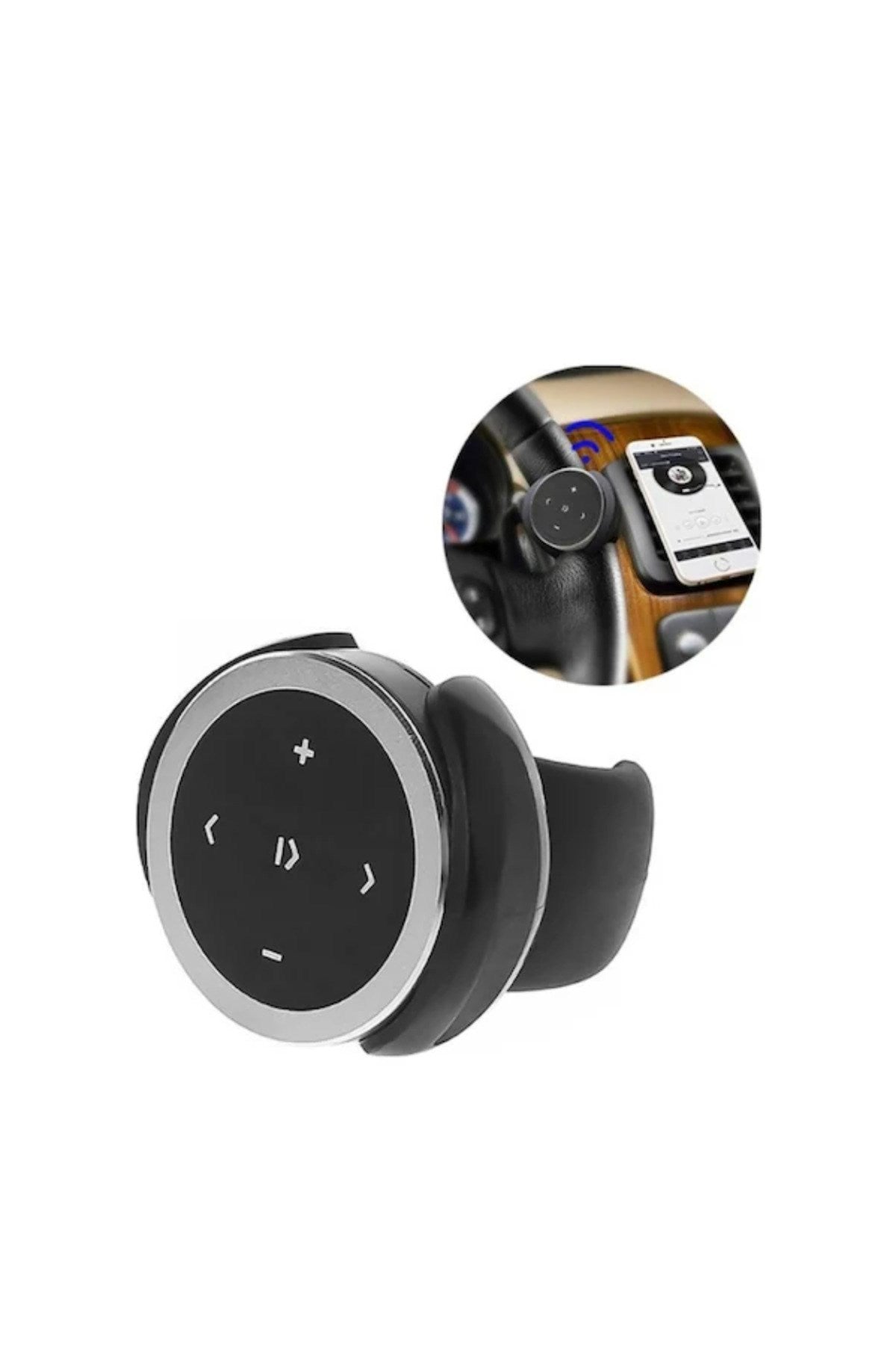 Araç Için Kablosuz Direksiyon Kumandası Cep Telefonu Kumandası Tutucu Hediyeli