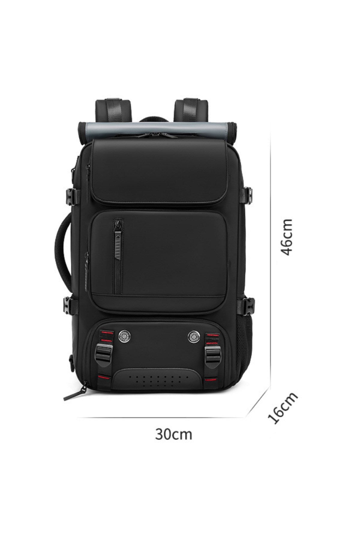 Ayakkabı Bölmeli Su Geçirmez Spor & Seyahat Sırt Çantası – 30L – 16” Laptop Bölmeli