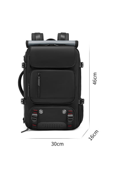 Ayakkabı Bölmeli Su Geçirmez Spor & Seyahat Sırt Çantası – 30L – 16” Laptop Bölmeli