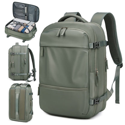 Su Geçirmez 39L Seyahat Sırt Çantası - 16" inç Laptop Bölmeli - Kuru Islak Ayırma Bölgesi - Ortopedik