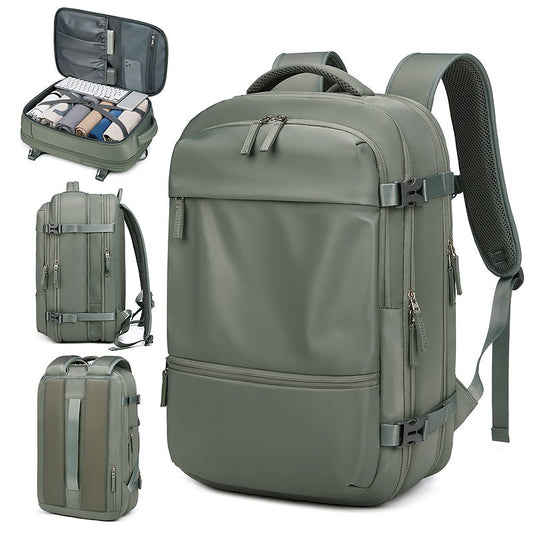 Su Geçirmez 39L Seyahat Sırt Çantası - 16" inç Laptop Bölmeli - Kuru Islak Ayırma Bölgesi - Ortopedik