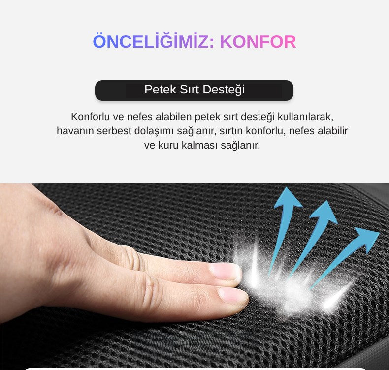Su Geçirmez 40L Seyahat Sırt Çantası - 17" inç Laptop Bölmeli - İzolasyonlu Cep - Ayakkabı Bölmesi