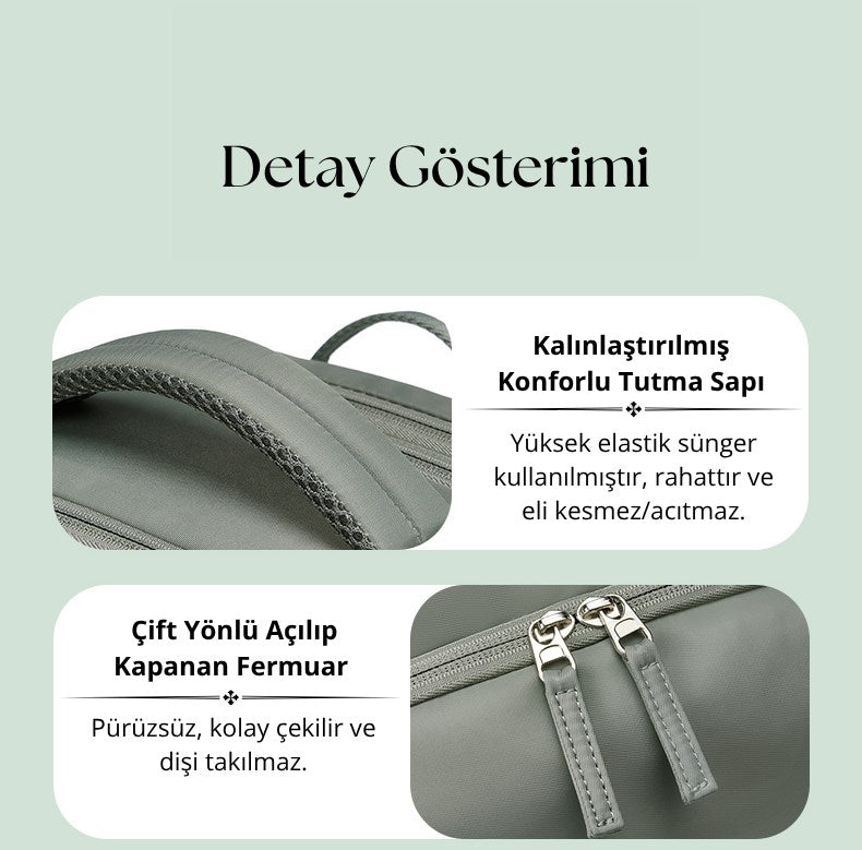 Su Geçirmez 39L Seyahat Sırt Çantası - 16" inç Laptop Bölmeli - Kuru Islak Ayırma Bölgesi - Ortopedik