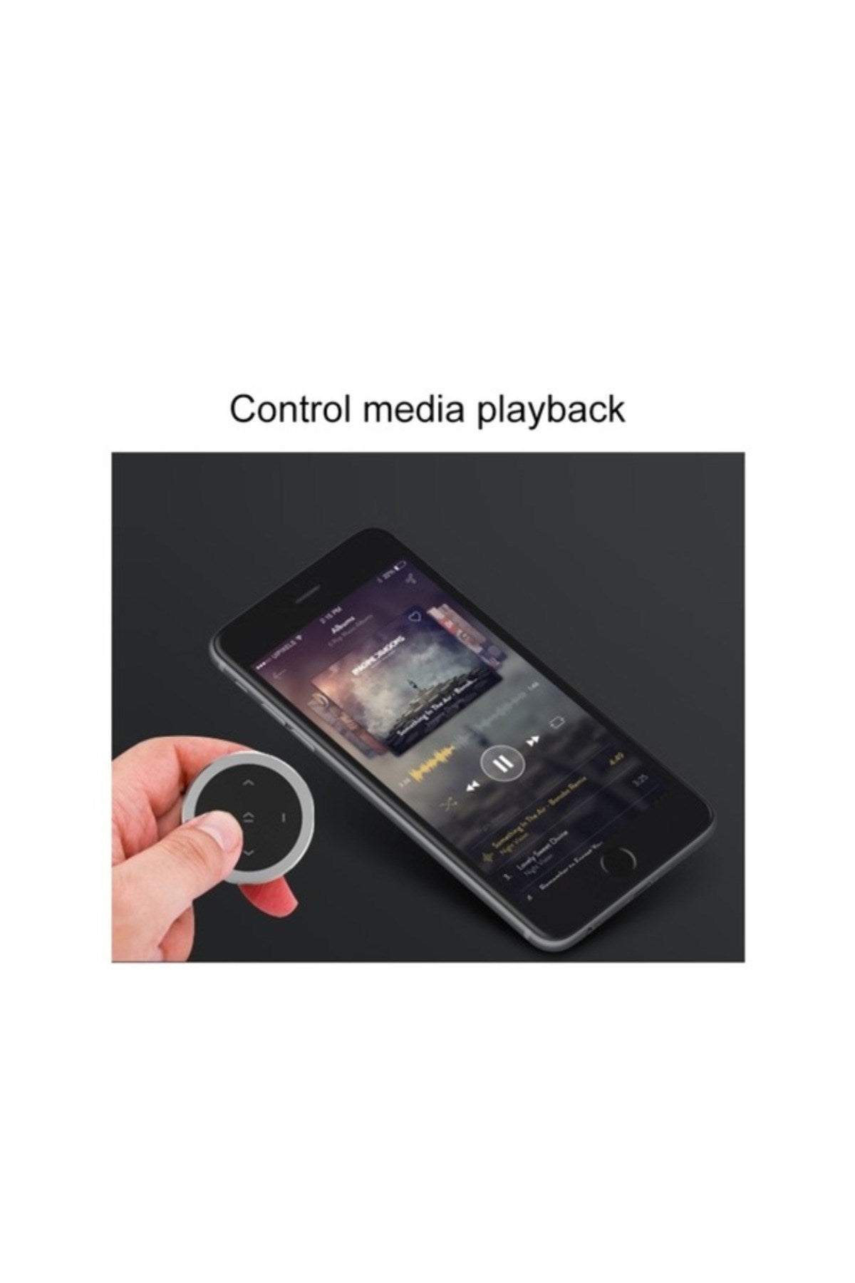 Araç Için Kablosuz Direksiyon Kumandası Cep Telefonu Kumandası Tutucu Hediyeli