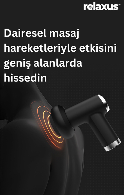 Relaxus RLX30 – Çok Başlıklı Masaj Tabancası