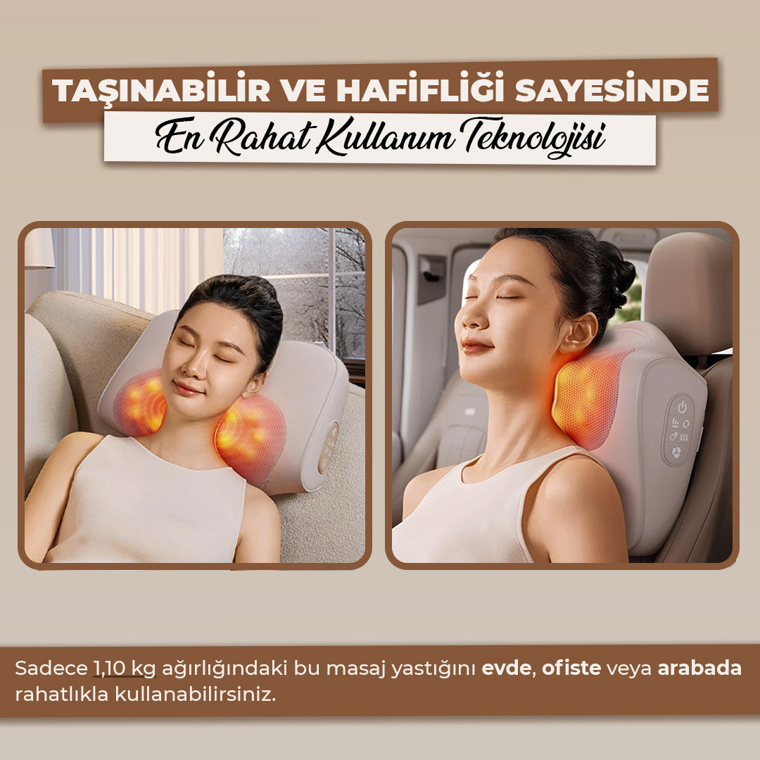Relaxus RLX40 – Taşınabilir Masaj Yastığı