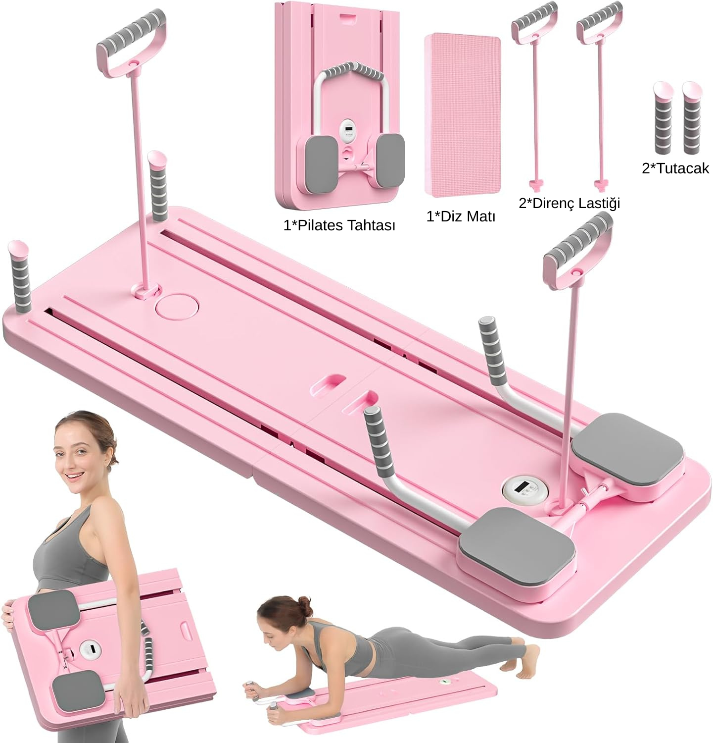 Katlanabilir Pilates Reformer – Tüm Vücut Egzersizi