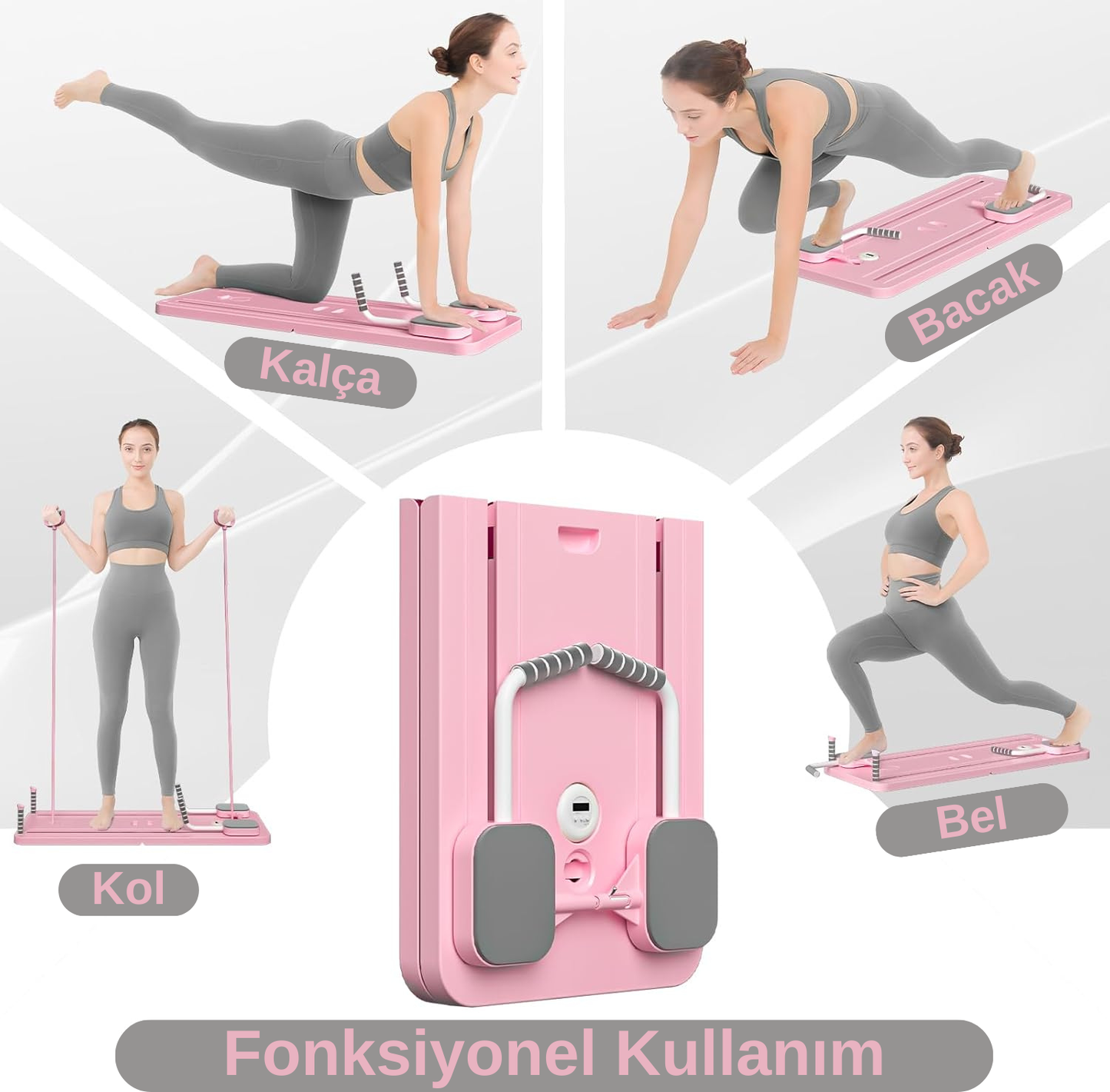 Katlanabilir Pilates Reformer – Tüm Vücut Egzersizi