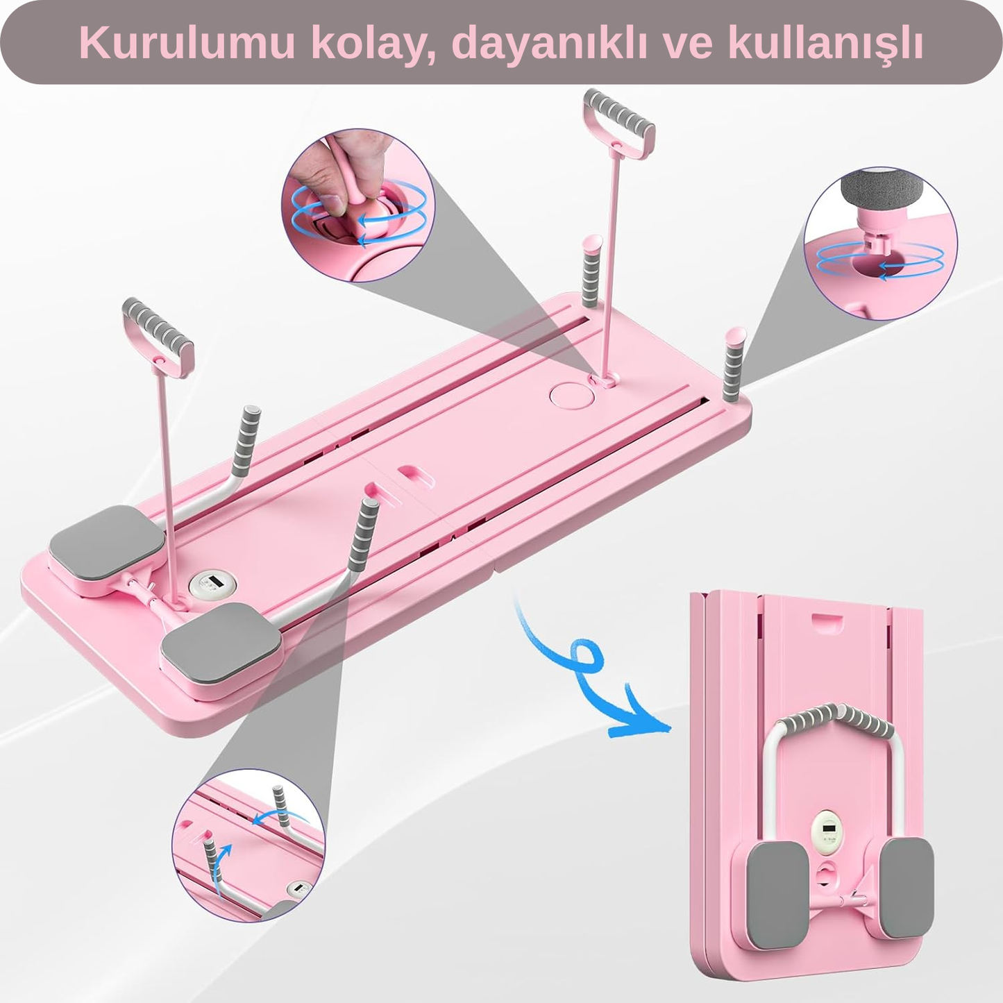 Katlanabilir Pilates Reformer – Tüm Vücut Egzersizi