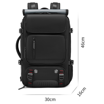 Ayakkabı Bölmeli Su Geçirmez Spor & Seyahat Sırt Çantası – 30L – 16” Laptop Bölmeli