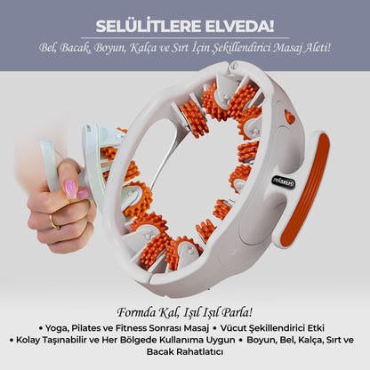 Sıkılaştırıcı Masaj Aleti Selülit Giderici 3 Parçalı Çok Fonksiyonlu Vücut Şekillendirici Esnek Ayarlanabilir