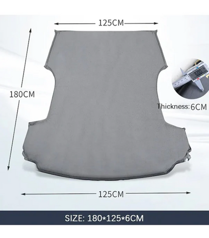 Tesla Model Y Araç İçi Şişme Yatak Ve Yastık Seti Pompa Gri Taşınabilir Arka Koltuk Uyku ve Dinlenme Seyahat ve Kamp Yatağı Konforlu