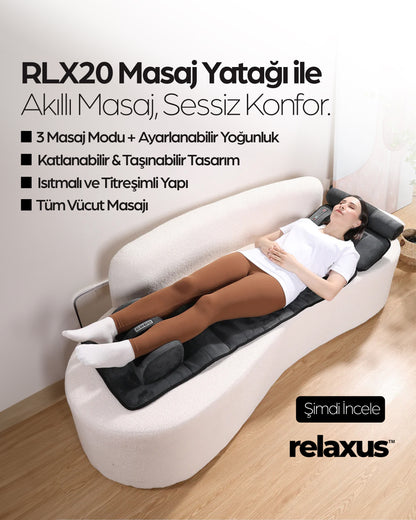 Relaxus RLX20 – 3D Isıtmalı Masaj Yatağı